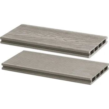 Terasové prkno Terasové prkno WPC Technodeck 3D | duté | light grey 146 x 21 x 2000 mm
