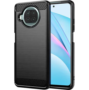 Pouzdro na mobilní telefon TechSuit Karbon Silikon Černý pro Xiaomi Mi 10T Lite 5G