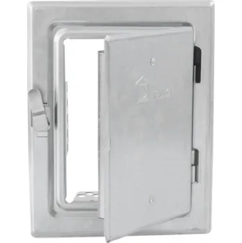 Komínová dvířka Rug komínová dvířka pozink 140 x 205 mm stříbrná