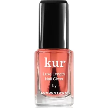 Lak na nehty LONDONTOWN Kur Luxe Length Nail Gloss posilující lak pro slabé a poškozené nehty 12 ml