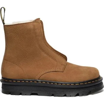 Dámská obuv Nubukové boty Dr. Martens ZebZag Lace Less Warm Lined DM42019200 hnědá 82X, EUR 43