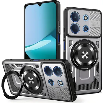 Pouzdro na mobilní telefon Techsuit RuggedCam pro Xiaomi Redmi 15C 4G / Redmi 15C 5G šedý