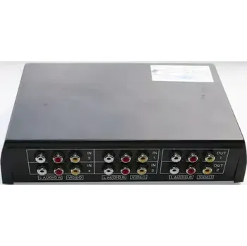 4 násobný přepínač video - audio signálu