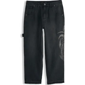 Pánské džíny GATE Džíny volnějšího střihu s potiskem 33 525-0356/89