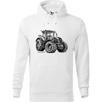 Dámská mikina Mikina - Claas Axion 960 Barva: Bílá (00), Velikost: XXL, Střih: Pánské