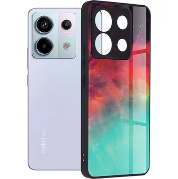 Pouzdro na mobilní telefon Techsuit Glaze Redmi Note 13 Pro 5G Poco X6 Ohnivý oceán