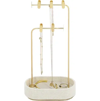 Šperkovnice Stackers, Stojan na šperky Stackers Multi-Hook lněný světle béžový - Formadore