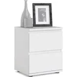 Noční stolek Nibby, bílá