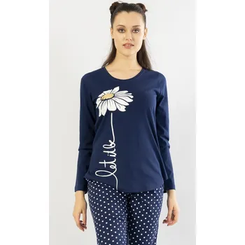 Dámské pyžamo Dámské pyžamo Vienetta Secret MOLLY Barva: antracit, Velikost: M