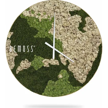 Hodiny Mechové hodiny BEMOSS® ORTHO NATURAL - Průměr 40 cm