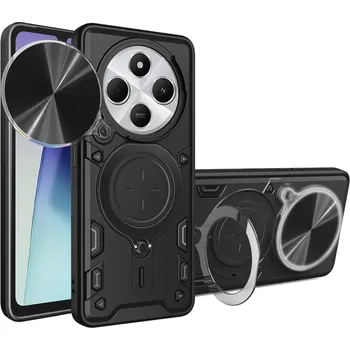 Pouzdro na mobilní telefon Ochranné pouzdro Techsuit CamGuard Pro pro Xiaomi Redmi 14C Poco C75 černé