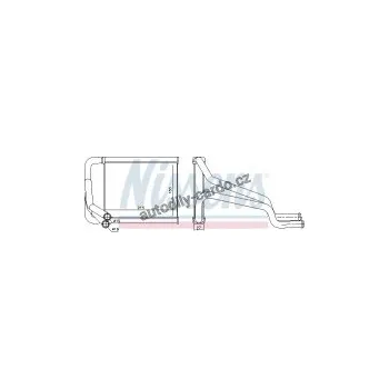 Chladič motoru Výměník tepla NISSENS 77652