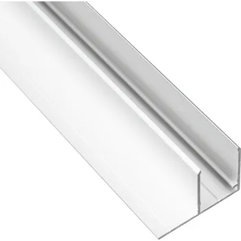 ukončovací lišta Gutta Easy Click ALU-F 16 mm ukončovací lišta 6 m stříbrná