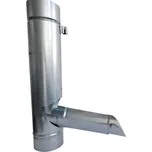 Gutta chrlič FnZn Okapové systémy 10 cm stříbrná