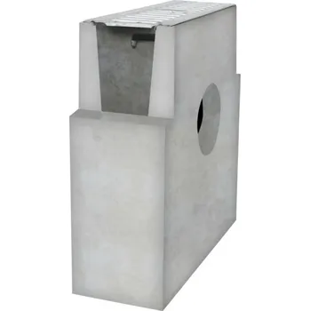 Odvodňovací žlab Gutta betonová vpusť A15 s pozinkovanou mříží H200 500 x 200 x 500 mm