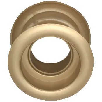 Dveřní kování DOMINO Mřížka plastová dveřní kruhová vnitřní průměr 40 mm zlatá satina