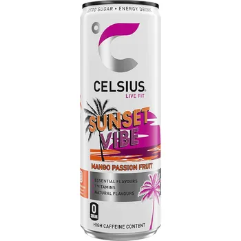 Energetický nápoj Celsius Sunset Vibe Mango Passionfruit 355ml