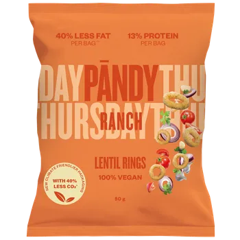 Pandy Lentil Chips 50 g Příchuť: ranch