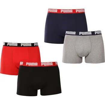 Boxerky 4PACK pánské boxerky Puma vícebarevné (701227791 003) XXL 701227791 003 Možnost vrácení zboží ZDARMA do 120 dnů!