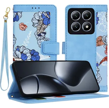 Pouzdro na mobilní telefon Techsuit FlipCraft Xiaomi 14T Pro v živé modré