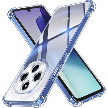 Pouzdro na mobilní telefon Techsuit - Odolný průhledný silikon - Xiaomi Redmi 14C / Poco C75 - Průhledný