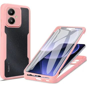 Pouzdro na mobilní telefon Techsuit ColorVerse 360 Series Screen Protector Xiaomi Redmi 13C 5G Pink