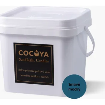 Svíčka Tmavě modrý sypaný vosk – sypaná svíčka 2,5Kg