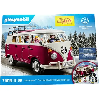 Stavebnice Playmobil PLAYMOBIL® 71814 Volkswagen VW T1 Camping Bus NET Winter Edition II 2024