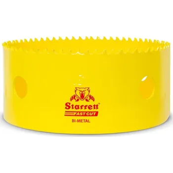 Vrták STARRETT Vykružovací vrták korunkový HSS 102mm, bimetalová děrovka - novinka FAST CUT!
