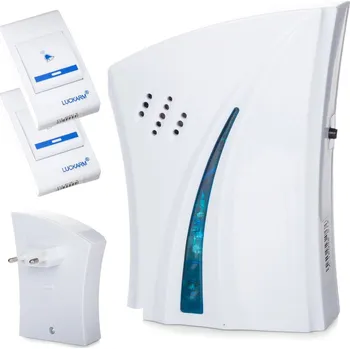 Domovní zvonek Bezdrátový zvonek, 2 dálkové ovladače, 1 gong, 230V