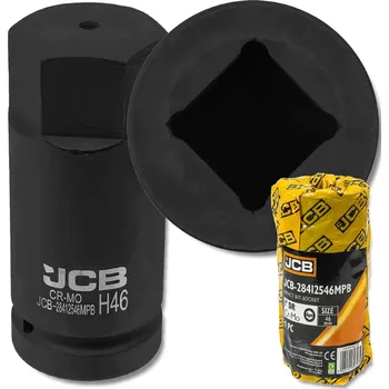 Klíč JCB Rázová bitová hlavice 1", 46 mm, 6hranná, Cr-Mo