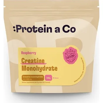 Kreatin Protein a Co Protein&Co Creatine monohydrate 500 g - malina