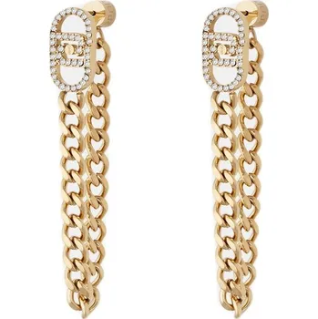 Šperk Liu Jo Dlouhé pozlacené náušnice s visacími řetízky LJ3058 + 2 měsíce na vrácení zboží