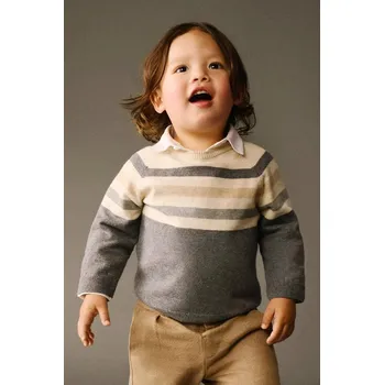 Dívčí svetr Dětský svetr s příměsí vlny Mayoral šedá barva, 2342 2342.3C.Baby.9BYA 90X, vel. 92