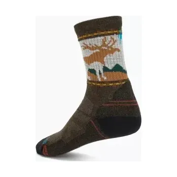Dámské termo ponožky Smartwool Hike Light Cushion Mountain Moose Crew Socks