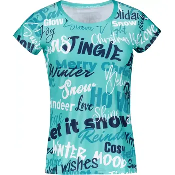 Dámské oblečení Dámské vánoční triko premium ALTISPORT VOJ/ALWVN9TR06 MODRÁ XXL