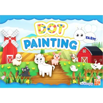 omalovánky Maluj bodkami – farma