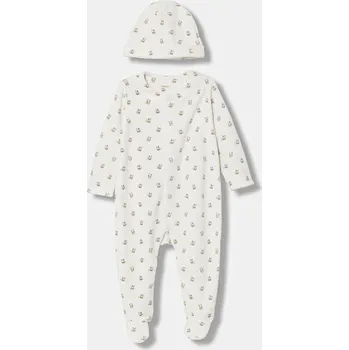 Kojenecký overall Kojenecké dupačky United Colors of Benetton 2-pack 3WQSAK01G 3WQSAK01G.W.Seasonal bílá 00X, vel. 68