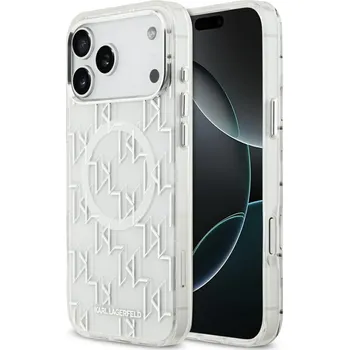 Karl Lagerfeld IML KL Monogram MagSafe iPhone 17 Pro Max bílá