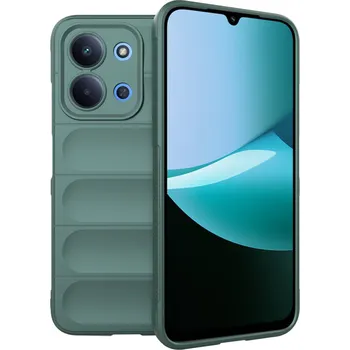 Pouzdro na mobilní telefon Techsuit Magic Shield pro Xiaomi Redmi 15C 4G / 5G zelený