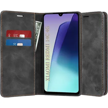 Pouzdro na mobilní telefon Techsuit Confy Cover pro Xiaomi Redmi 14C Poco C75 černý