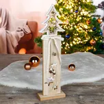 Dřevěný sloupek Vánoční strom