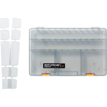 Pouzdro na rybářské vybavení Savage Gear Krabička Lurebox 6D Smoke