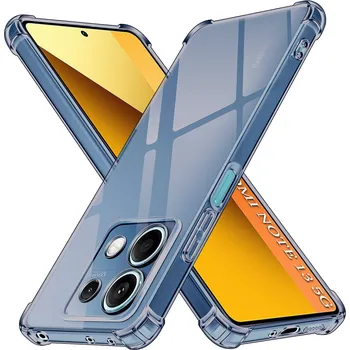 Pouzdro na mobilní telefon Techsuit Shockproof průhledný silikon Xiaomi Redmi Note 13 5G kouřově černý