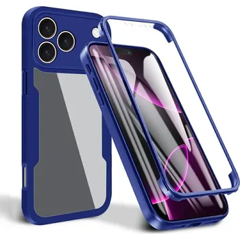 Pouzdro na mobilní telefon Techsuit ColorVerse 360 Series Ochranné sklo iPhone 17 Pro Max Modrá