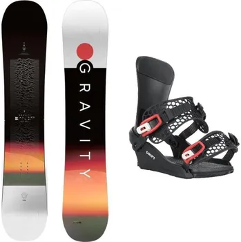 Snowboarding Gravity Bandit 25/26 pánský snowboard + Gravity Drift black/red vázání 157 cm wide + L (EU 42-45) + DÁREK + Doprava ZDARMA