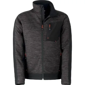 Pánská mikina Kapriol mikina VITTORIA PRO XXL šedá / černá