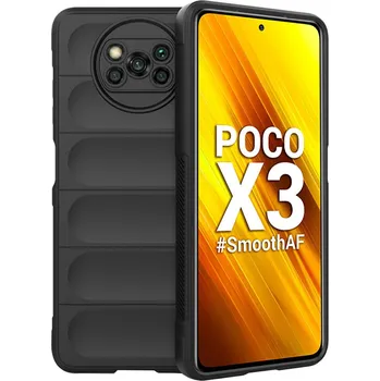 Pouzdro na mobilní telefon Techsuit Kouzelný štít Xiaomi Poco X3 Poco X3 NFC Poco X3 Pro Černý
