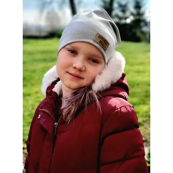 Čepice Dětská čepice Divokej Bill - beanie šedá