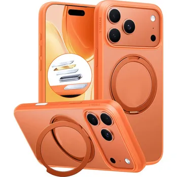 Pouzdro na mobilní telefon Torras Ostand Pro MagSafe Series pro iPhone 17 Pro Max oranžová